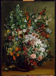 Courbet, Gustave Bouquet of Flowers in a Vase 