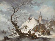 Hendrik Meyer (Dutch A Winter Scene 