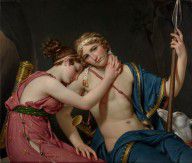 Jacques-Louis David (French The Farewell of Telemachus and Eucharis 