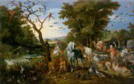 Jan Brueghel the Elder (Flemish The Entry of the Animals into Noah's Ark 