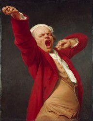 Joseph Ducreux (French Self-Portrait, Yawning 