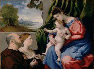 Lorenzo Lotto (Italian (Venetian) Madonna and Child with Two Donors 