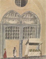 Auguste de Peellaert - Bruges, portal of the saint John's Hospital