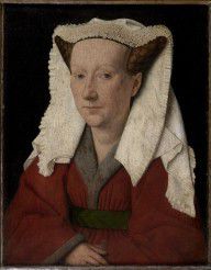 Jan Van Eyck - Portrait of Margareta van Eyck D