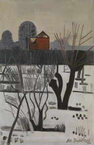 Jean Brusselmans - Grey winterlandscape