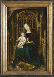 Master of the Magdalen Legend - Virgin and Child Enthroned