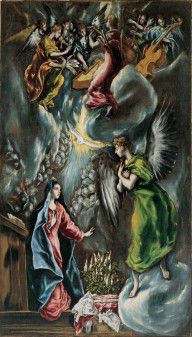 El Greco (Doménikos Theotokópoulos) The Annunciation  (807333)