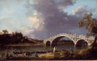 Canaletto (Giovanni Antonio Canal) A View of Walton Bridge 