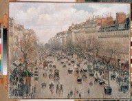 Pissarro, Camille - Boulevard Monmartre in Paris