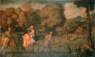 Titian (Tiziano Vecellio) - The Flight into Egypt