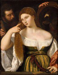Titian and workshop Girl Before the Mirror 