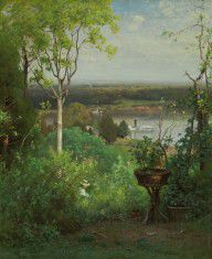 George Inness - Looking Over the Hudson at Milton, ca. 1886-1888