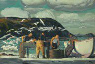 George Wesley Bellows - Cleaning Fish, 1913