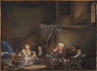 Jean-Baptiste Greuze - The Nursemaids, ca. 1765