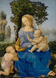 Lorenzo di Credi - Madonna and Child with the Infant Saint John the Baptist, ca. 1510