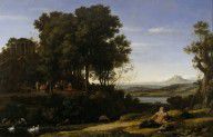 Claude Lorrain (Claude Gellée) Landscape with Apollo and the Muses 
