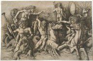 Andrea Mantegna The Battle of the Sea Gods (the Left Half) 1