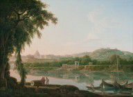 Jacob_More_-_A_distant_view_of_Rome_across_the_Tiber