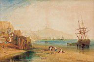 J.M.W._Turner_-_Scarborough_town_and_castle-_morning-_boys_catching_crabs