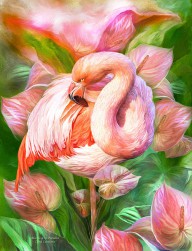14774950 flamingo-and-flowers-blooming-in-paradise-carol-cavalaris