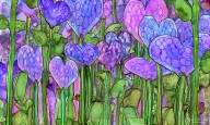 19294905 heart-bloomies-3-purple-carol-cavalaris