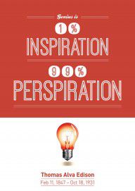 12181684_Genius_Is_One_Percent__Inspiration_Typography_Art