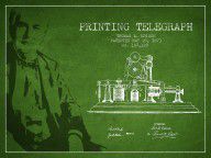 12146082_Thomas_Edison_Printing_Telegraph_Patent_Drawing_From_1873_-_Gree