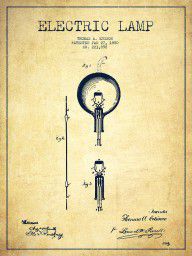 12572757_Thomas_Edison_Electric_Lamp_Patent_From_1880_-_Vintage