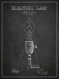 12573099_Thomas_Edison_Vintage_Electric_Lamp_Patent_From_1882_-_Dark