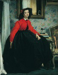 13385269_Portrait_Of_Mlle._L.l._Young_Lady_In_A_Red_Jacket_1864_Oil_On_Canvas