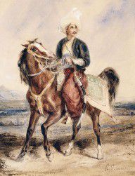 16278035_An_Arab_Warrior_On_Horseback_In_A_Landscape