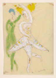 Marc Chagall - Costume for Butterfly, costume design for Aleko