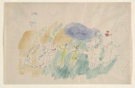 Marc Chagall - Dance of Butterfly and Pan, sketch for the choreographer for Aleko