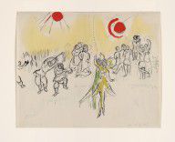 Marc Chagall - Sketch for the Choreographer, for Aleko (4)