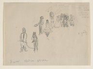 Marc Chagall - Sketch for the Choreographer, for Aleko (5)