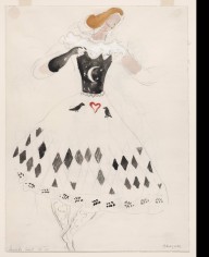 Costume for a Society Girl, costume design for Aleko (Scene IV)_(1942)