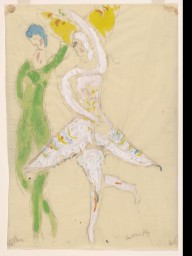 Costume for Butterfly, costume design for Aleko (Scene IV)_(1942)