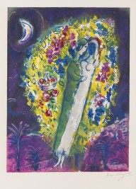 Marc Chagall-Couple dans les mimosas. 1967.