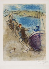 Marc Chagall-Die J�nglinge von Methymna. 1961.