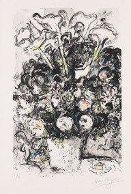 Marc Chagall-Le Bouquet blanc. 1969.