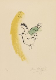 Marc Chagall-Le coq au croissant. 1957.