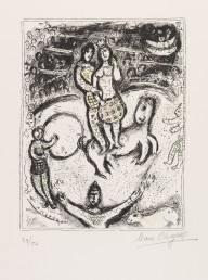 Marc Chagall-Cirque. 1978.