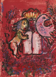 Marc Chagall-Chagall, Marc, Glasmalereien f�r Jerusalem. Text von J. Leymarie. (Aus dem Franz�sische