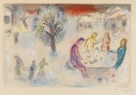 Marc Chagall-Das Mahl bei Dryas. 1961.