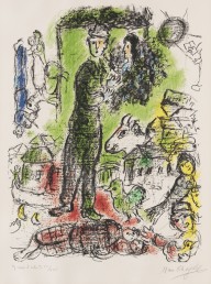 Marc Chagall-Der gro�e Bauer. 1968.