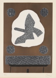 Georges Braque-Oiseau de passage. 1961.