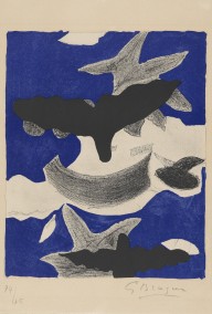 Georges Braque-Oiseaux. Ca. 1955.