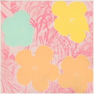 Flowers (gold, light blue, yellow, pink)-ZYGR144941