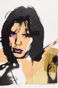 Andy Warhol-Mick Jagger. 1975.