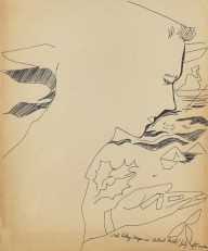 Andy Warhol-Jack Holding Crayons. Um 1956.